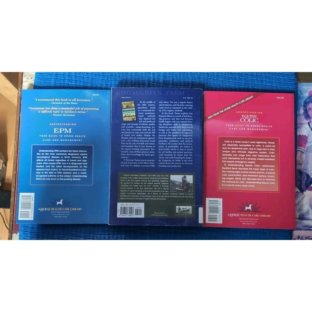 Understanding‎ EPM : Equine Protozoal,Equine Folic And Herdmanship 3 Book Lot